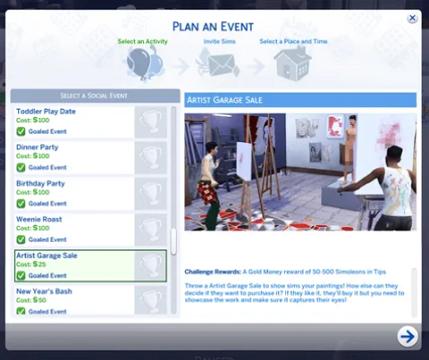 Artist Garage Sale Event