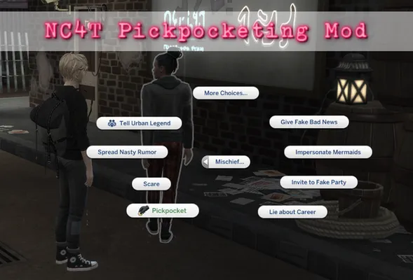 Pickpoketing mod