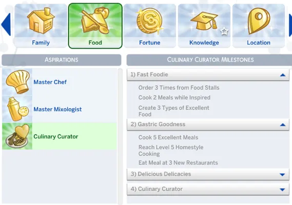 Culinary Curator Aspiration 