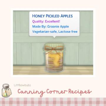 Honey Pickled Apples ~ Canning Recipe 