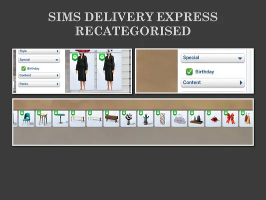 Sims Delivery Express (SDX) Items Recategorised
