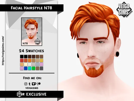 Facial Hair Style N78 