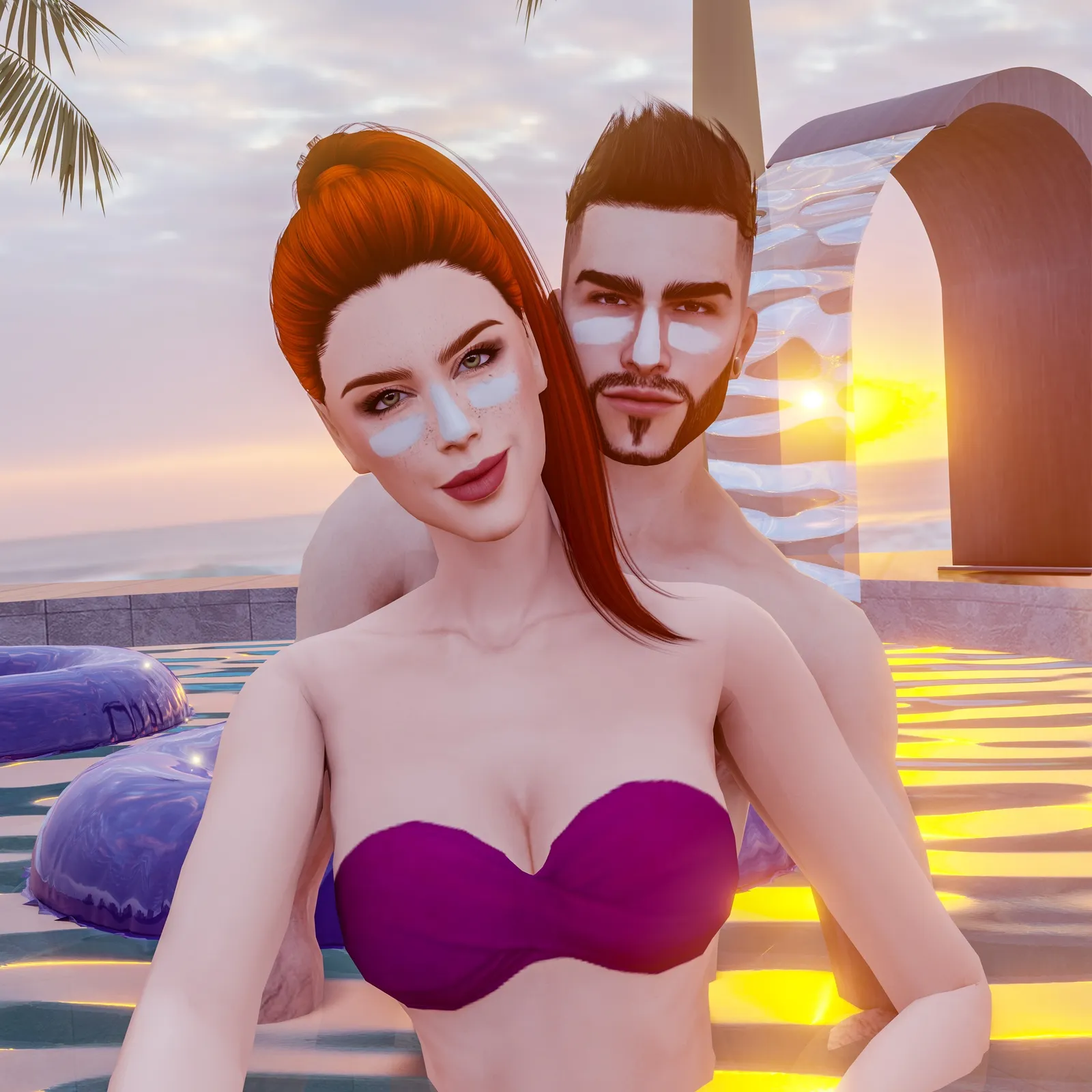Soulmate Selfie Pose Pack (Remake) - Set 1