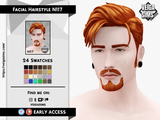 Facial Hair Style N117