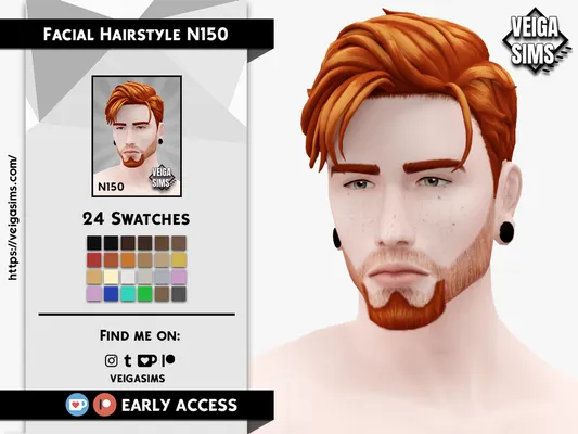 Facial Hair Style N150