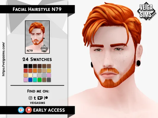 Facial Hair Style N79 
