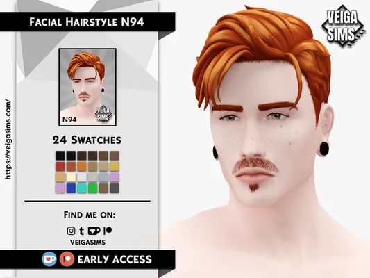 Facial Hair Style N94 
