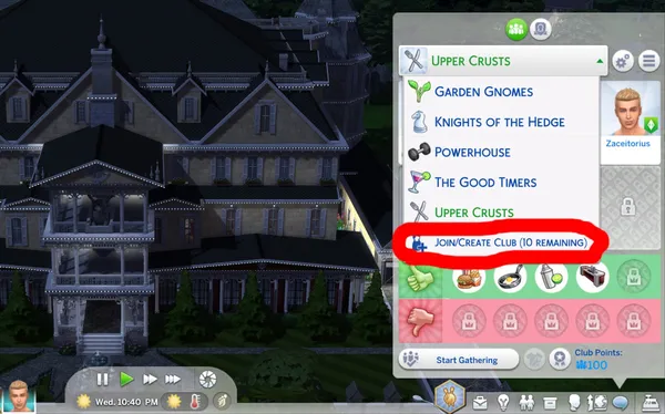 15 Clubs Per Sim Mod