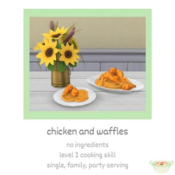 chicken and waffles
