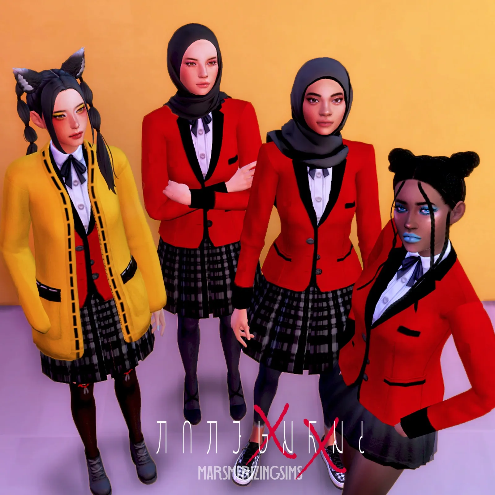 KAKEGURUI INSPIRED SCHOOL UNIFORM