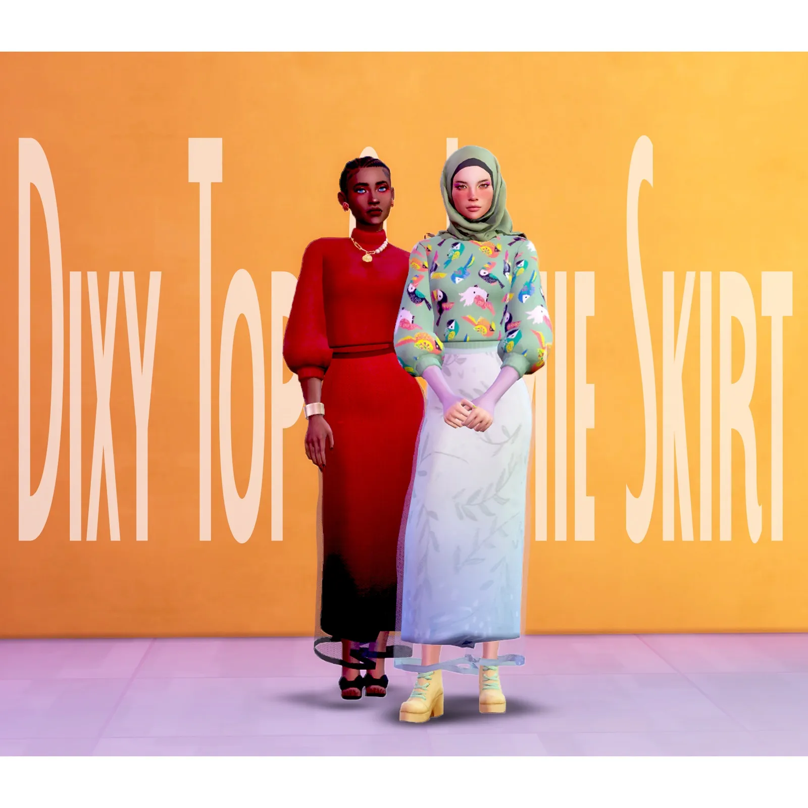 Ileana and Dixy Female Top