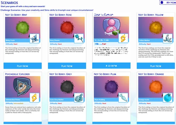Not So Berry Challenge Scenarios