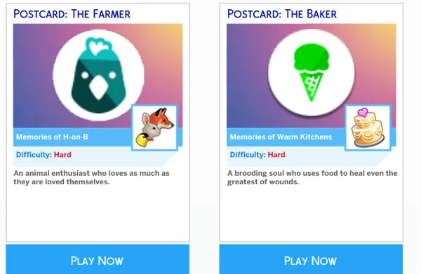 The Postcard Legacy Challenge Scenario: Farmer to Baker
