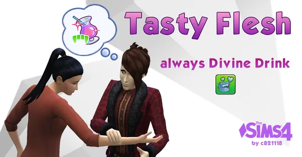 Tasty Flesh: Vampire always get Divine Drink