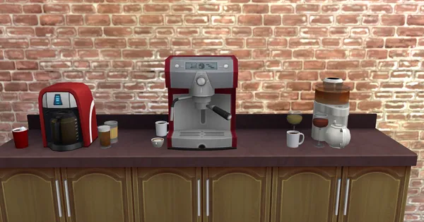 Better Making Drinks Mod Set - refill, single cup, no auto