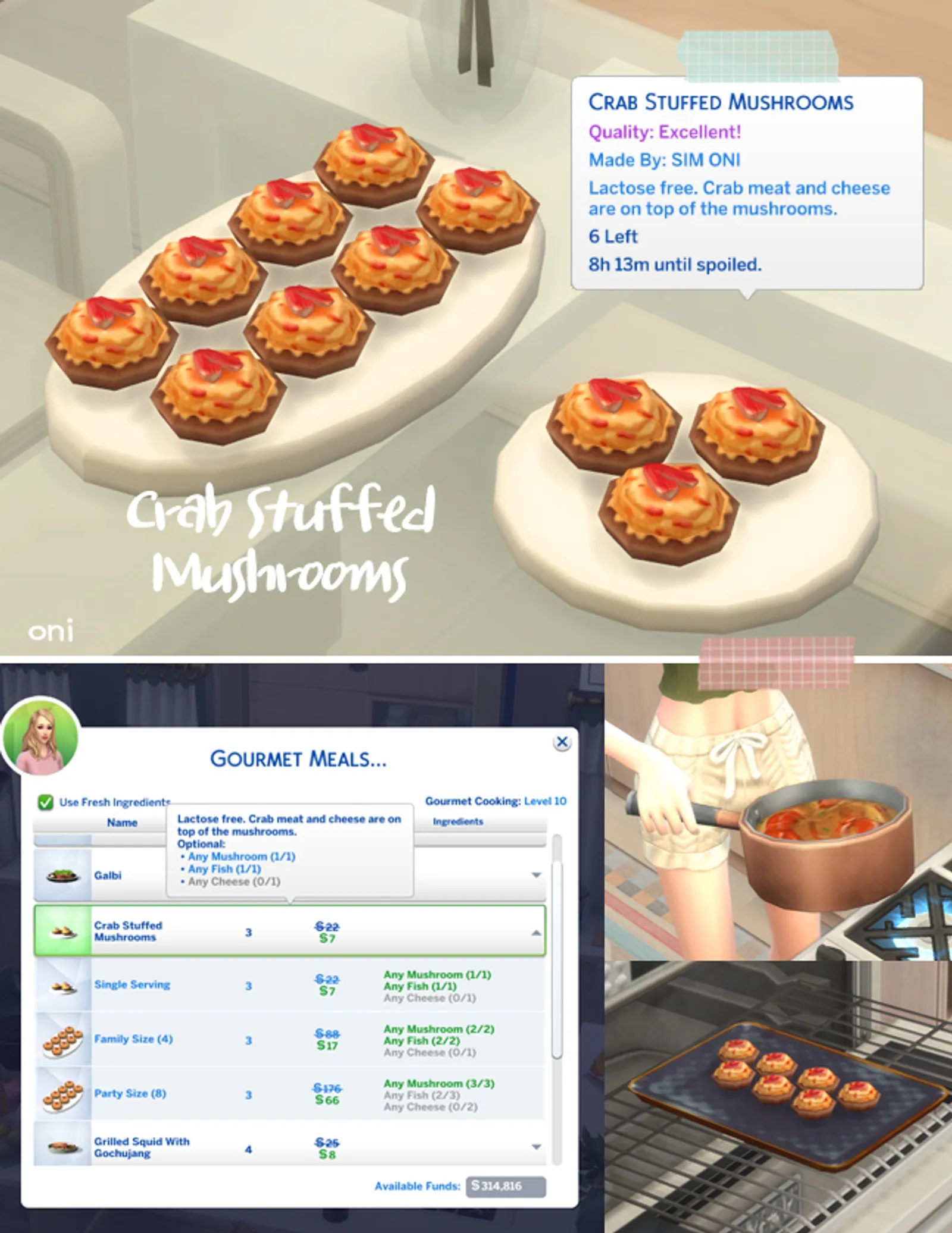 October 2021 Recipe_Crab Stuffed Mushrooms