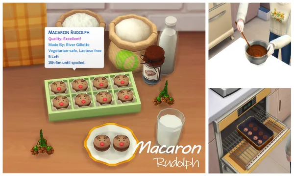 December 2021 Recipe_Macaron Rudolph