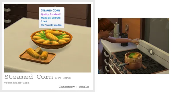 Steamed Corn