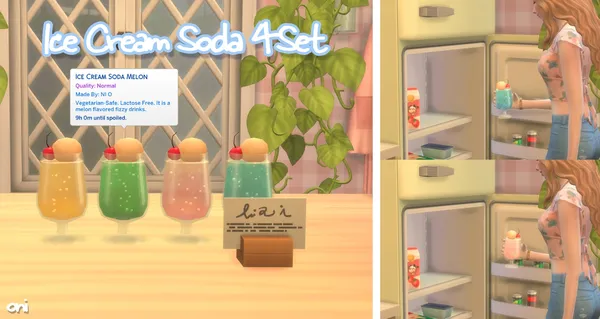June 2022 Recipe_Ice Cream Soda 4Set