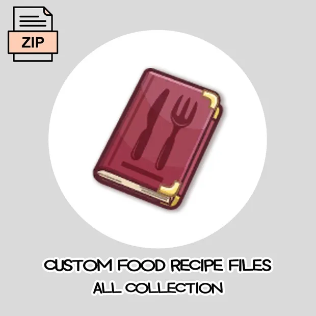 CUSTOM FOOD RECIPE FILES ALL COLLECTION 