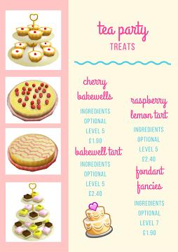 tea party treats