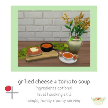tomato soup and grilled cheese