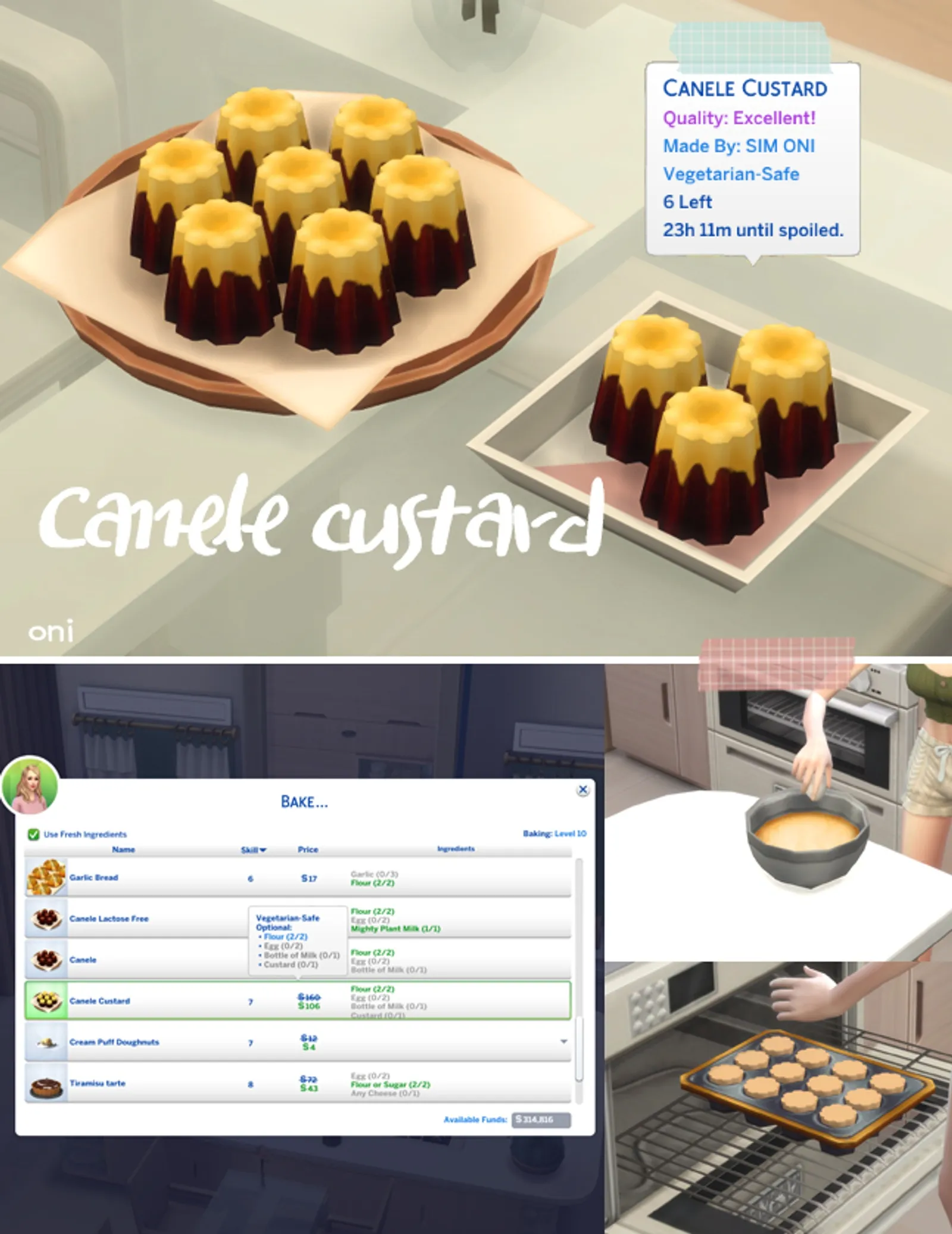 October 2021 Recipe_Canele Custard