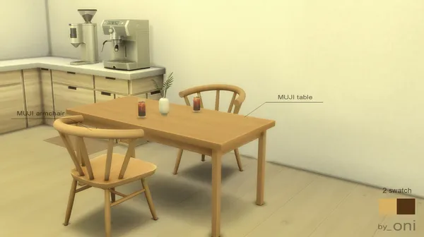 [Sims4] MUJI Dining Set