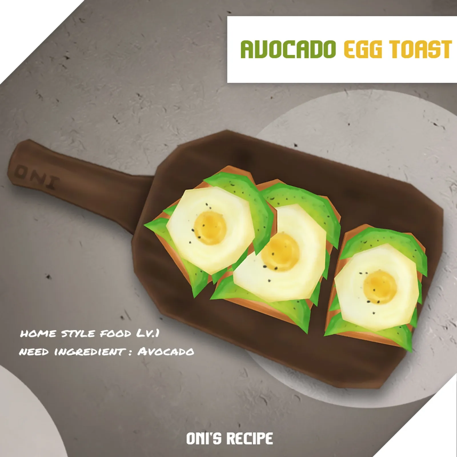 Avocado Egg Toast