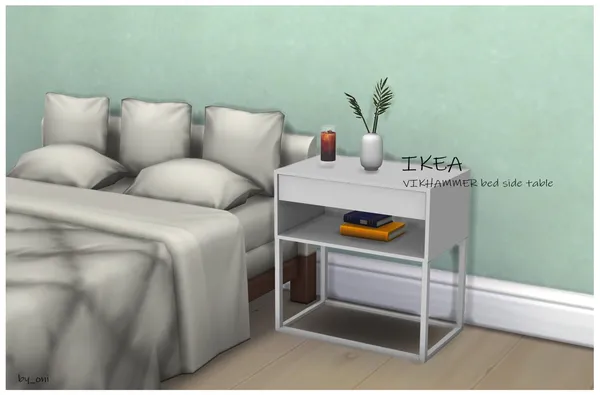 [Furniture] IKEA vikhammer bed side table