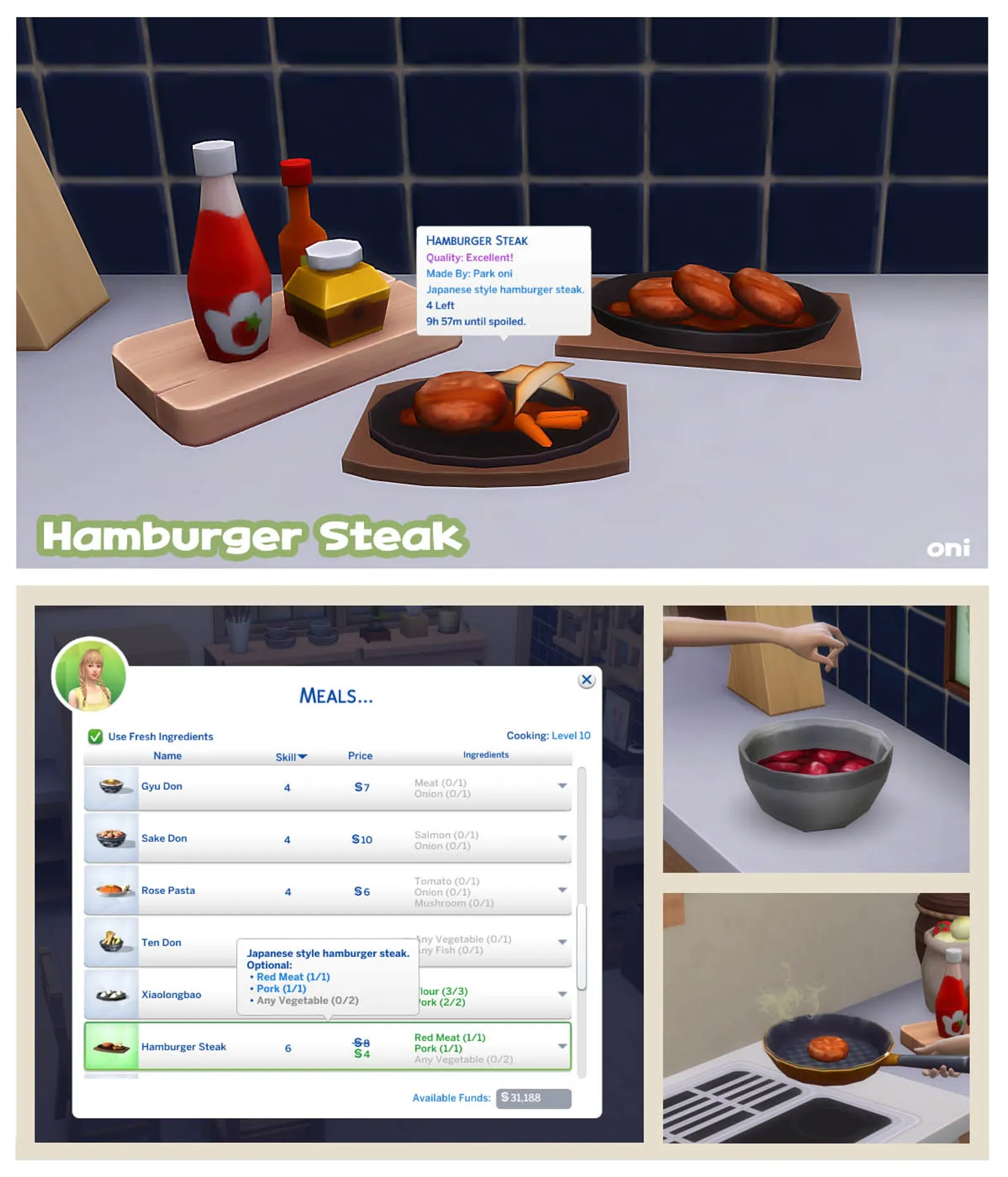 Hamburger Steak