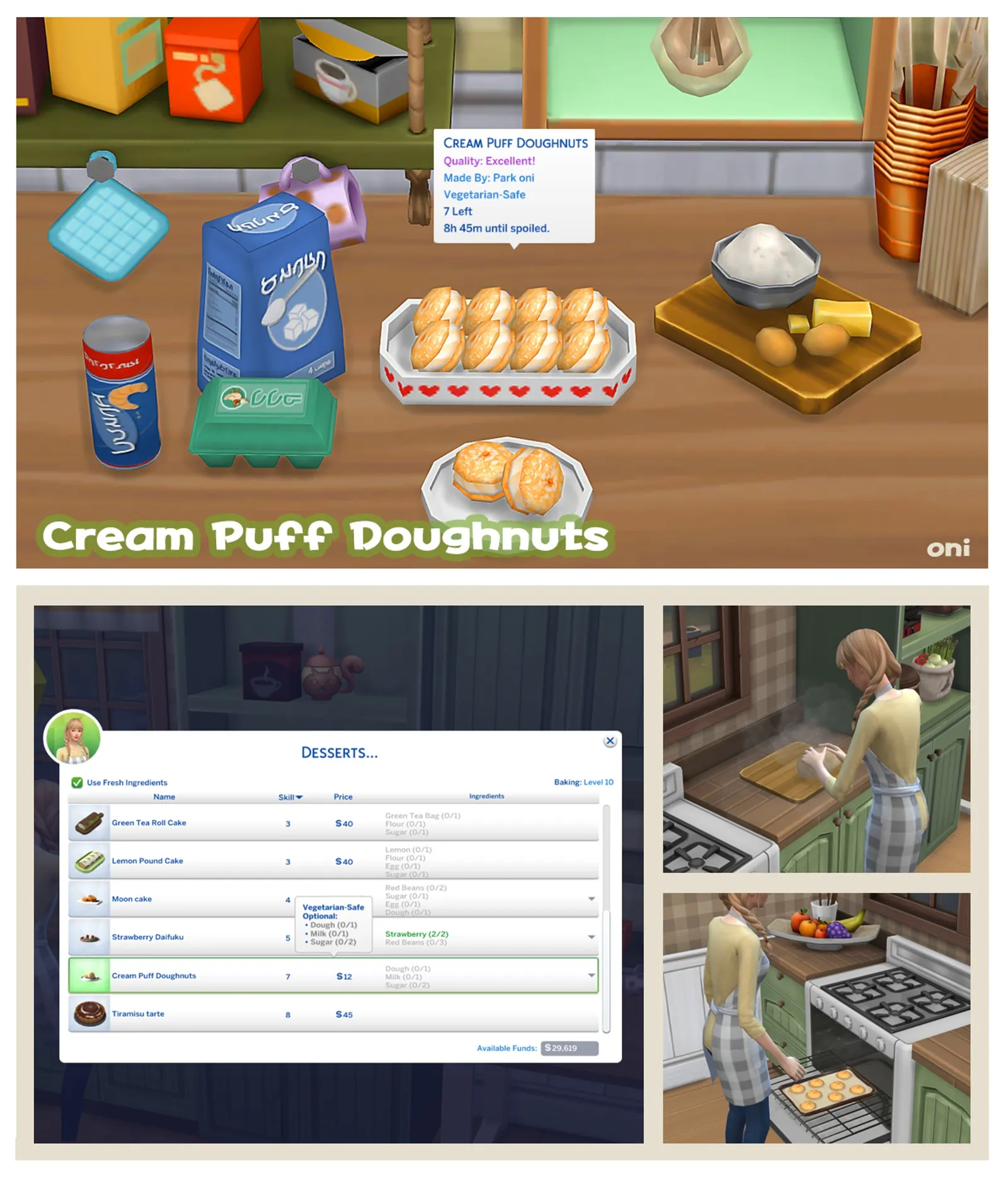 Cream Puff Doughnuts