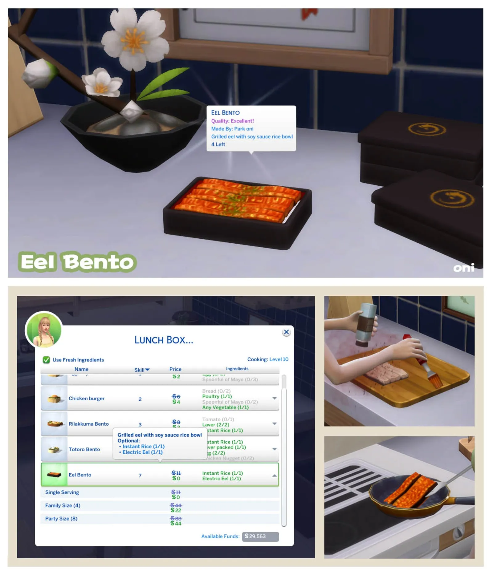 Eel Bento