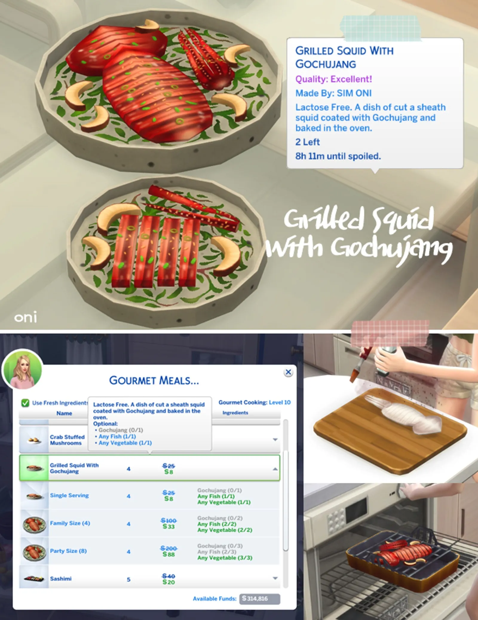 October 2021 Recipe_Grilled Squid With Gochujang