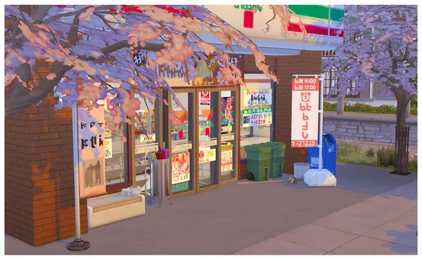 [SIMS4] 7-Eleven convenience store SET