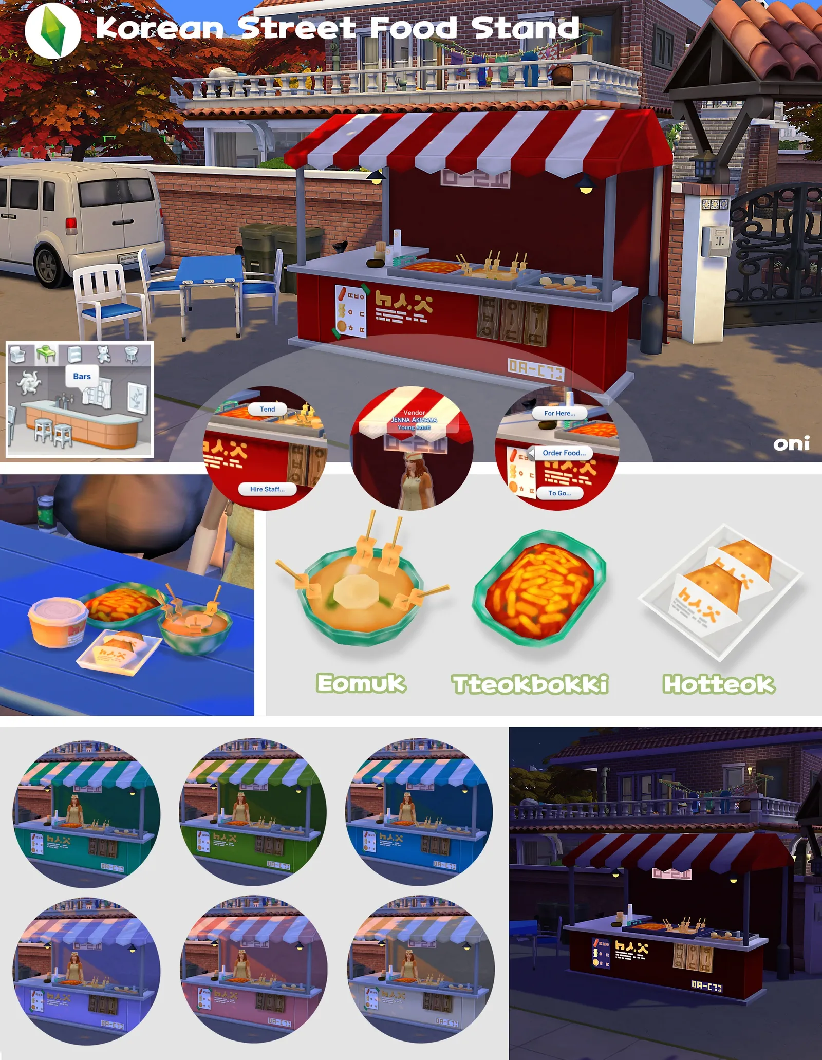 Korean Street Food Stand
