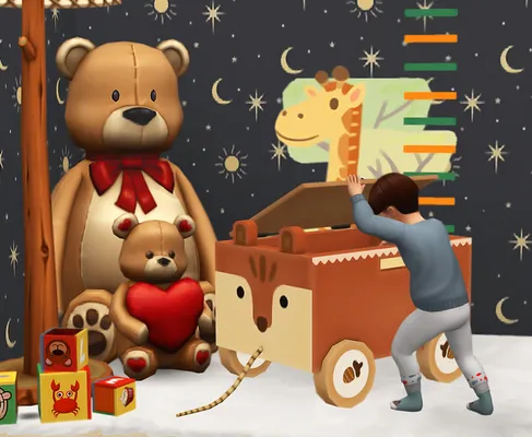 Squirrel Toy Cart 🥜