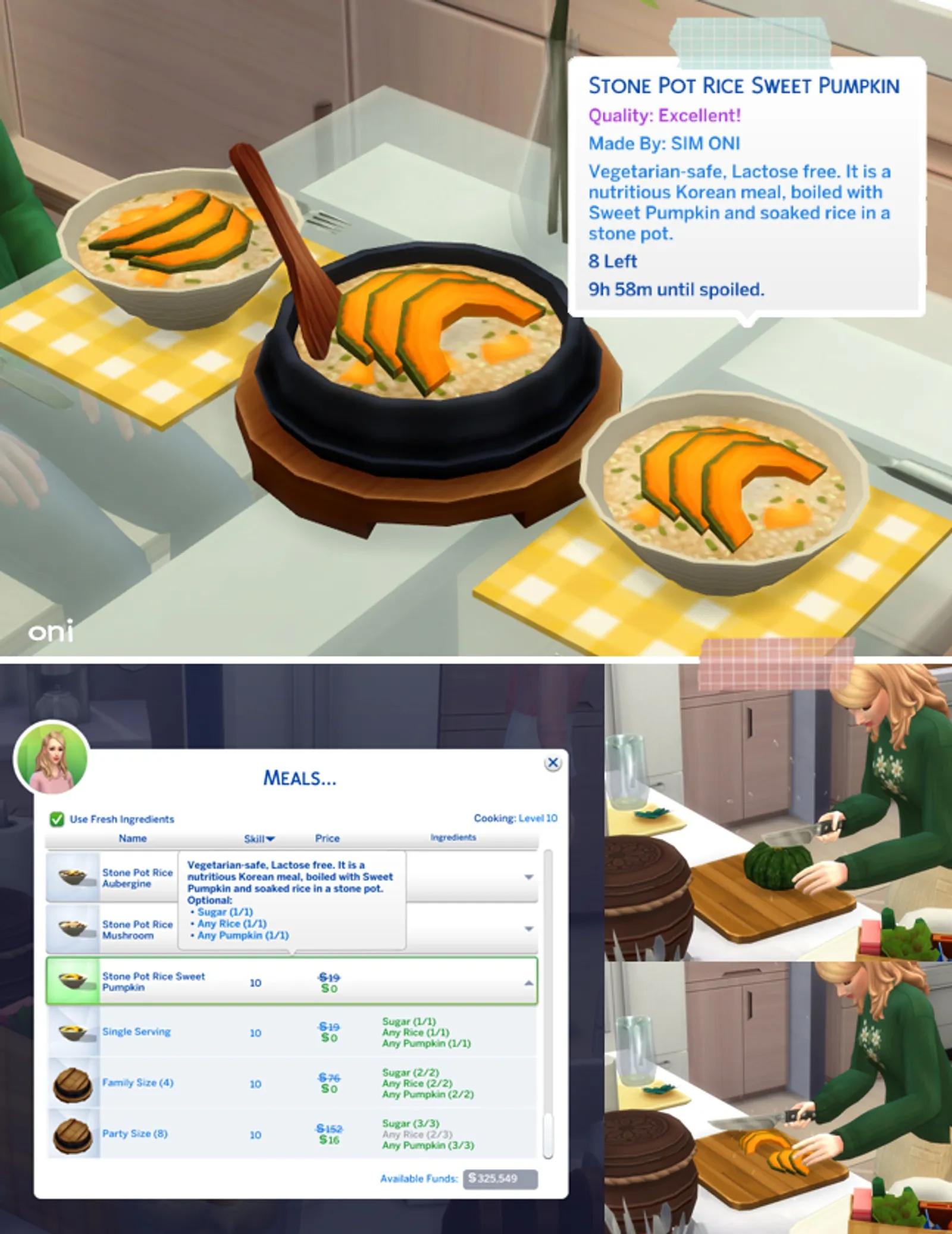 September 2021 Recipe_Stone Pot Rice Sweet Pumpkin