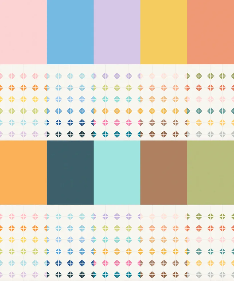 Shape Up - Tiled Wallpaper 
