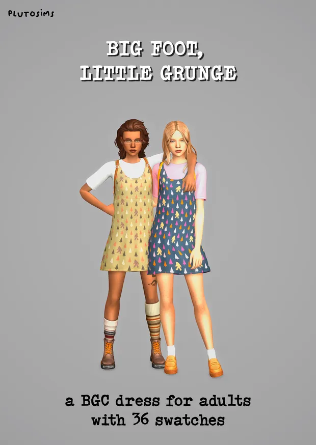 Big Foot, Little Grunge - A Dress for Adults 