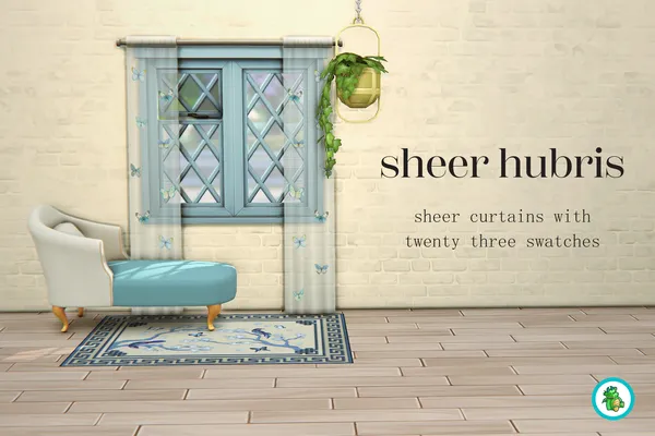 Sheer Hubris Curtains