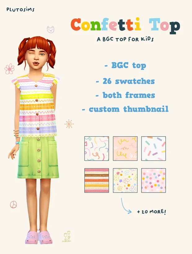 Confetti Top