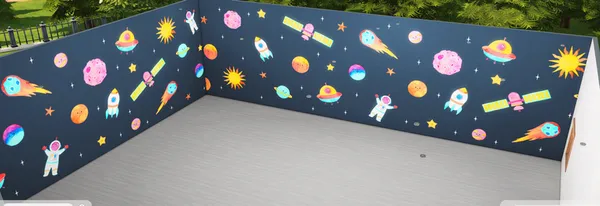 mural wallpaper wip! 