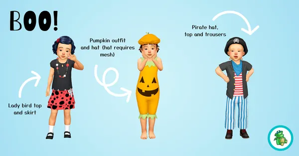 Boo! Toddler Costumes