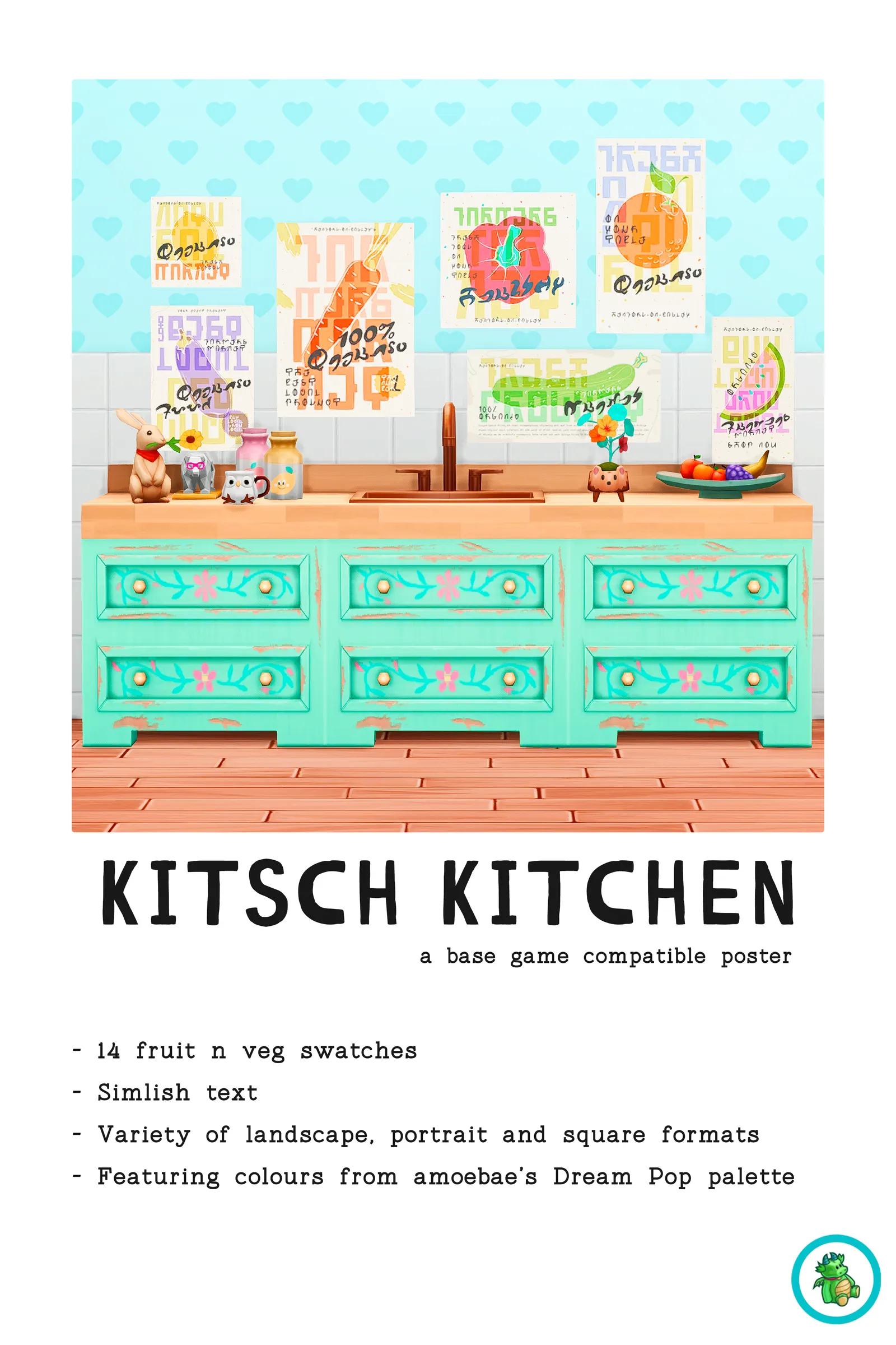 Kitsch Kitchen Posters