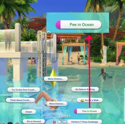 Pee In Water