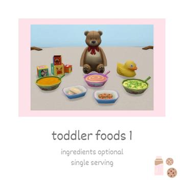 toddler foods set 1
