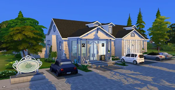 Sims 4 - Thermes du Cygne Blanc