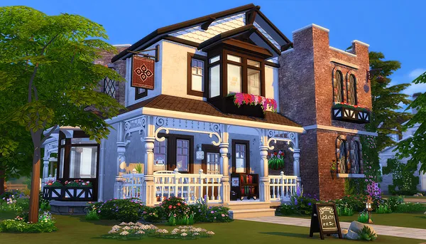 Sims 4 - Librairie de Dame Lilas