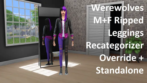 Werewolves Ripped Leggings Recategorizer (Override + Standalone)